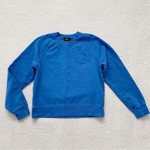 Monrow 90's Classic Raglan Sweatshirt, Blue‎